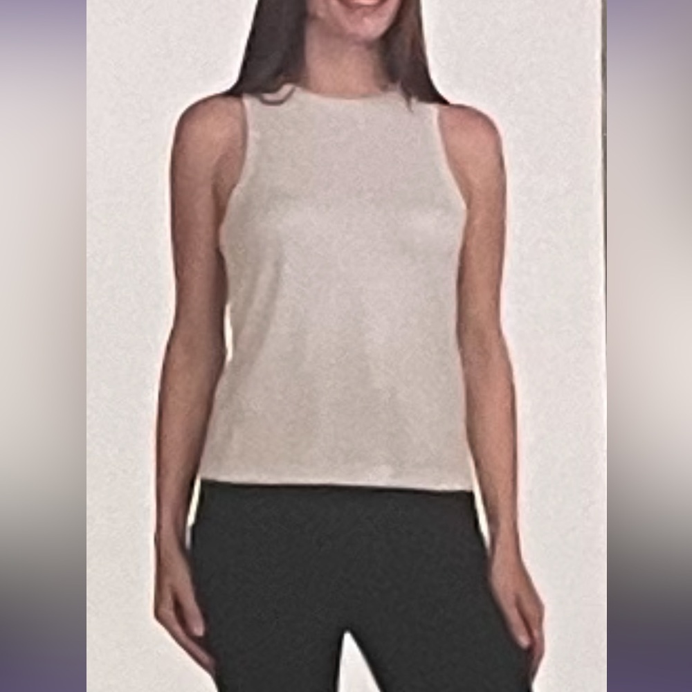 NWT Spyder Off-White Active Tank Top XS Petite